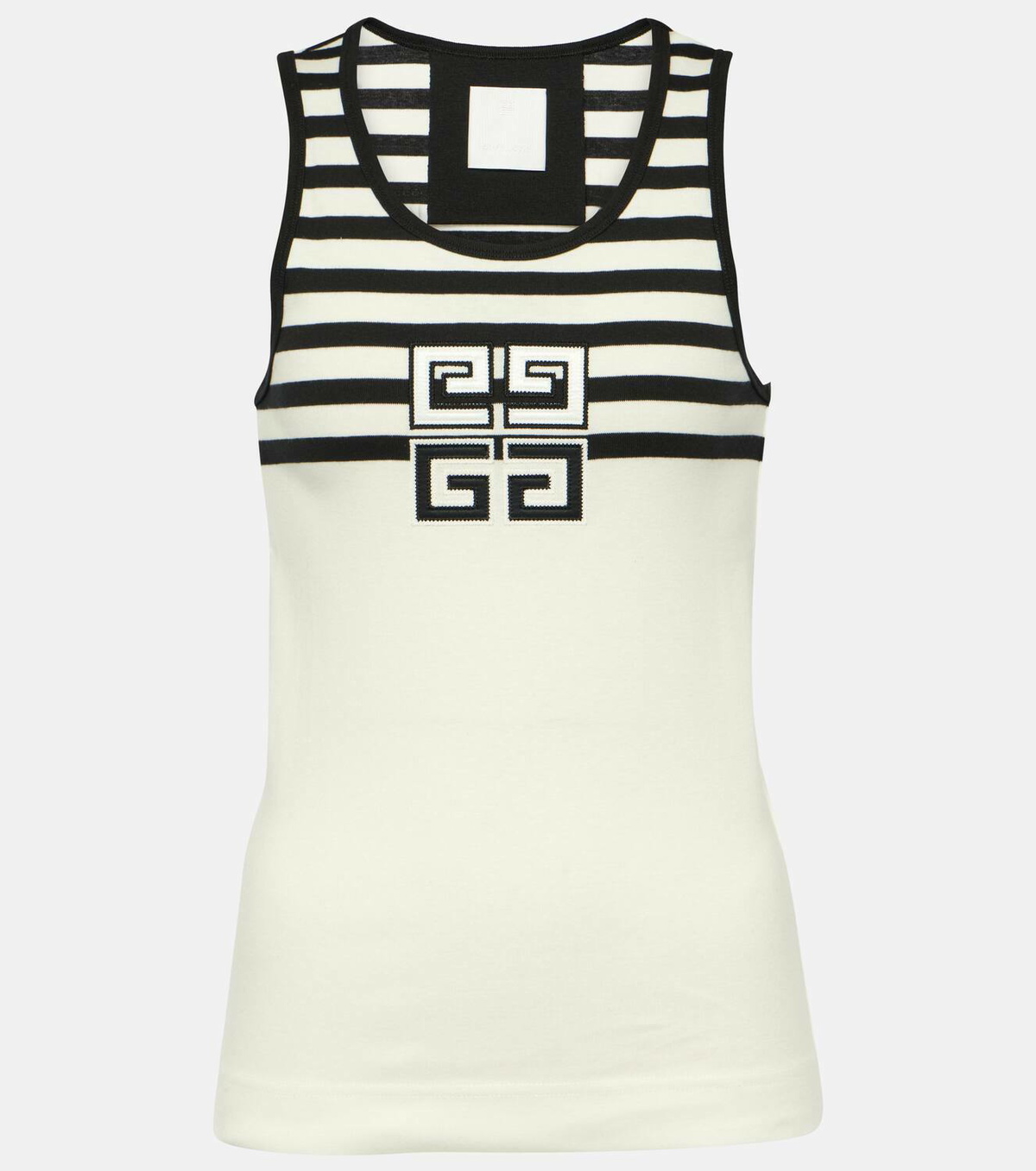 Givenchy 4G striped cotton jersey tank top Givenchy