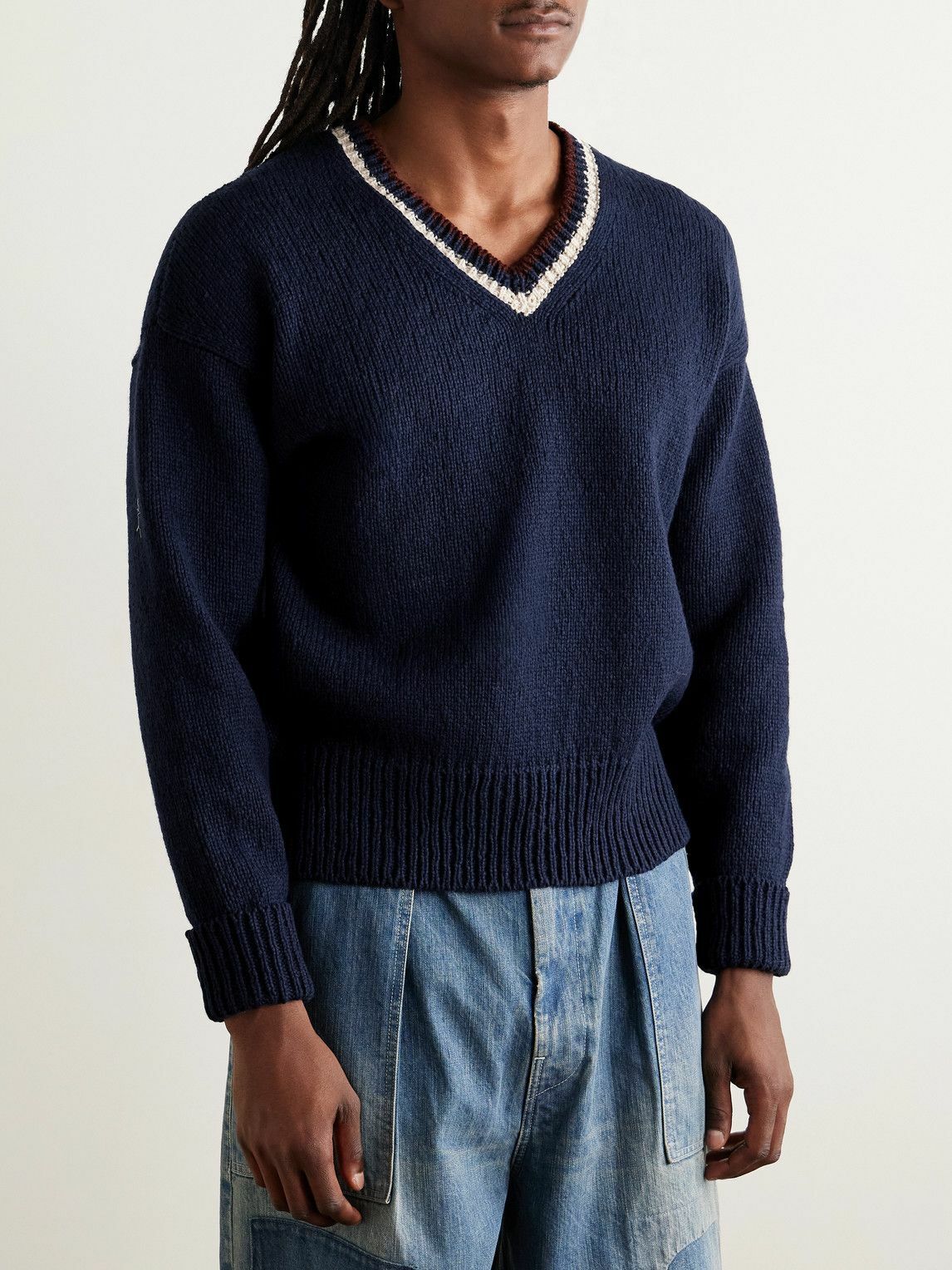Visvim - College Wool Sweater - Blue