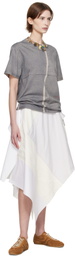 Eckhaus Latta Gray Lapped T-shirt