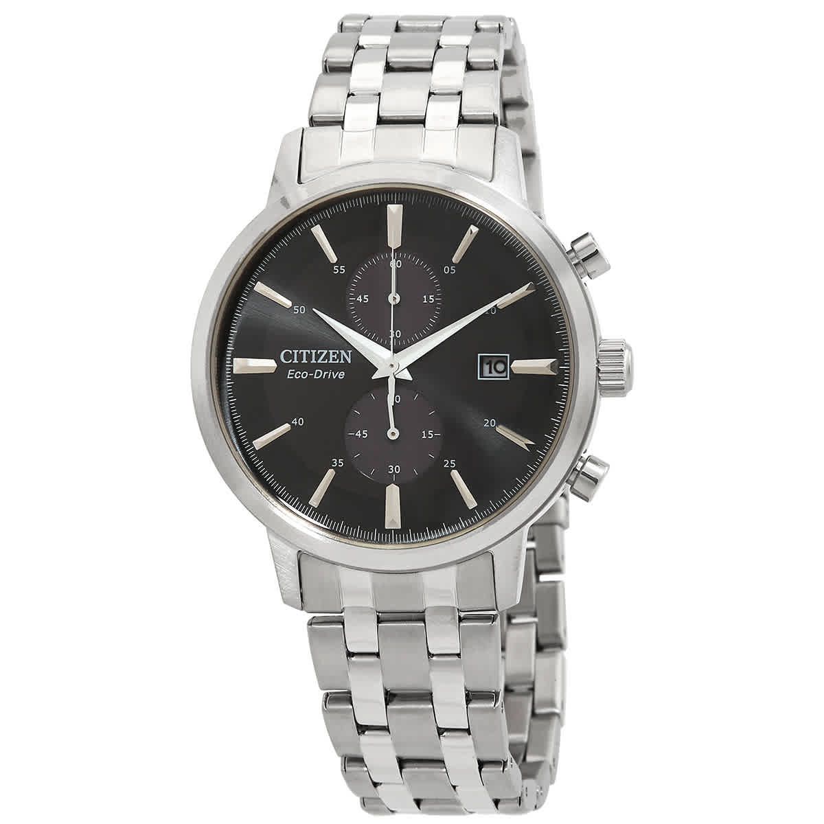 Citizen Eco-Drive CA7060-88E – Orologio Cronografo Uomo In Acciaio – Quadrante Nero – 42 Mm