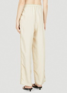 Embroidered Pants in Cream