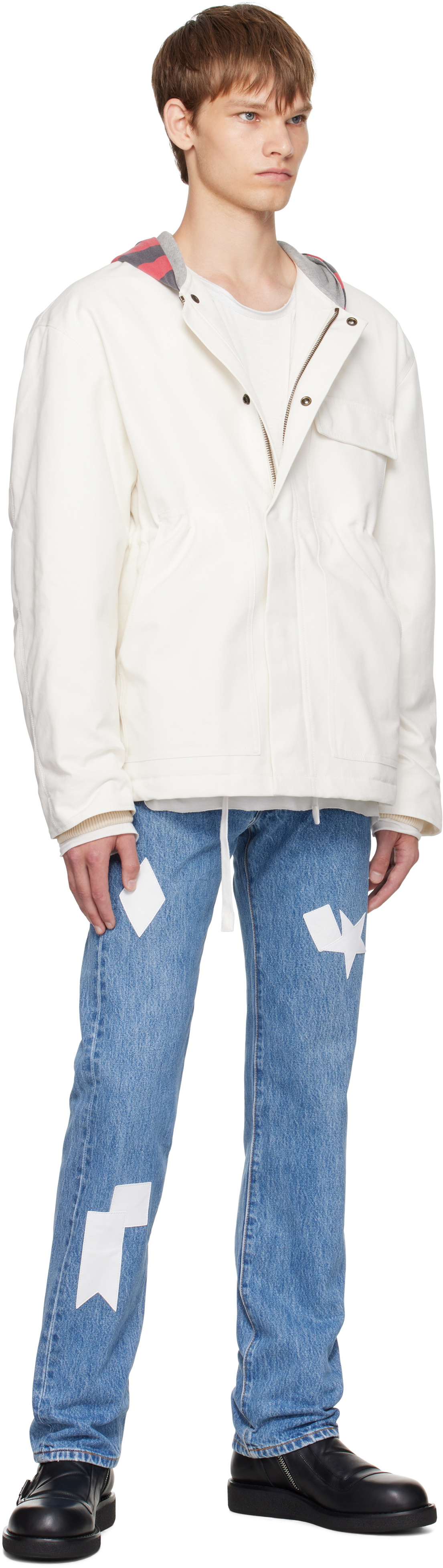 Stefan Cooke Off-White Rugby Hood Work Jacket