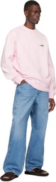 JACQUEMUS Pink 'The Gros Grain' Sweatshirt
