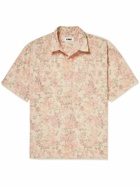 YMC - Mitchum Floral-Print Cotton and Linen-Blend Shirt - Pink