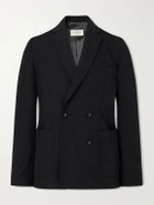 Officine Générale - Leon Double-Breasted Virgin Wool-Twill Suit Jacket - Black
