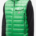 Moncler Men's Ragot Hooded Down Gilet in Green