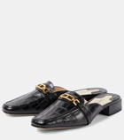 Tom Ford Whitney croc-effect leather slippers