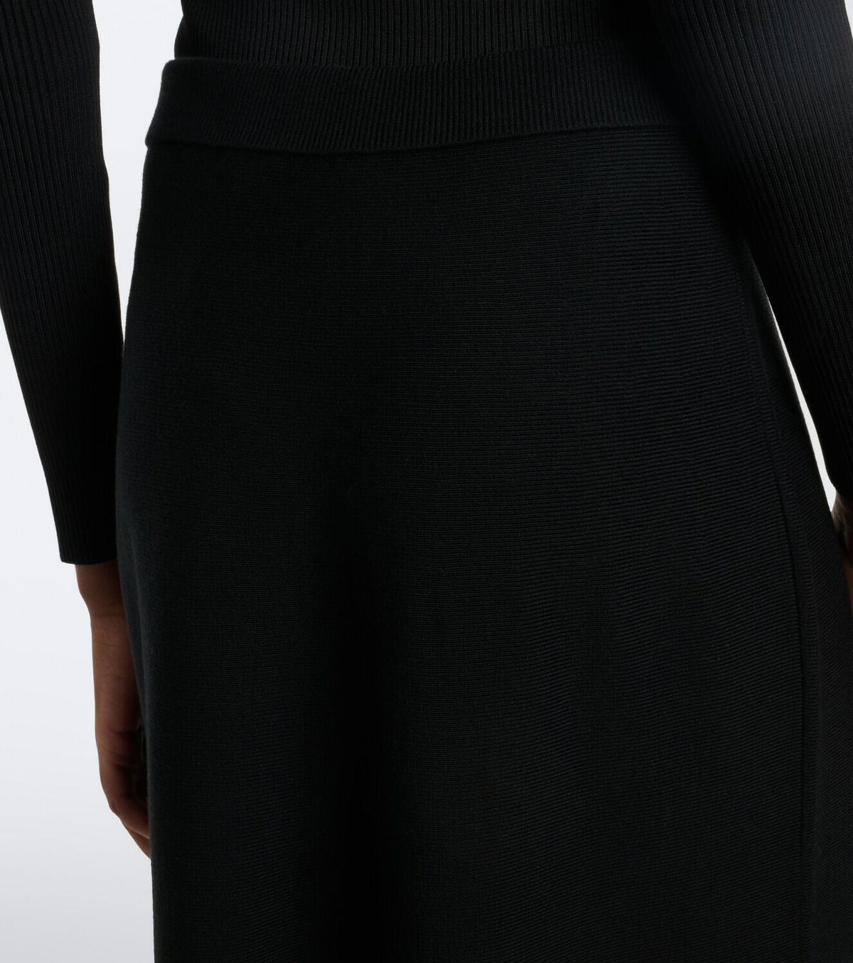 Simkhai Kasey wool midi skirt