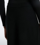 Simkhai Kasey wool midi skirt