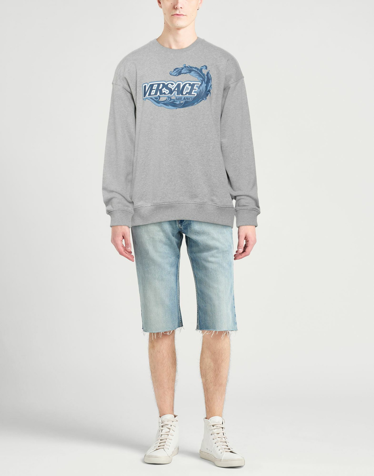 Versace Mens Sweatshirt in Grey