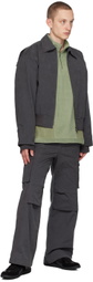 HGBB STUDIO Green Tundra Sweater