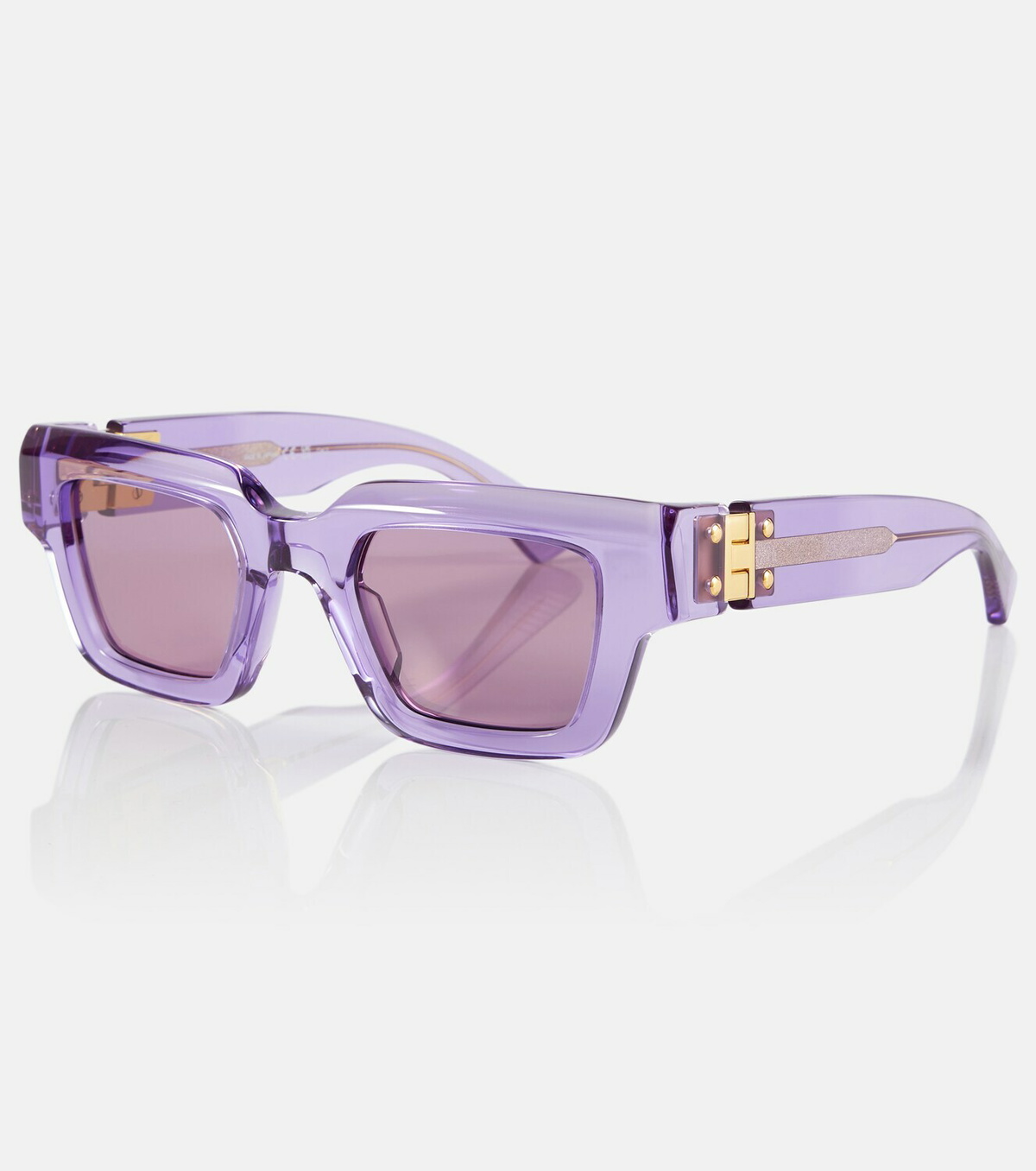 Bottega Veneta Hinge square sunglasses Bottega Veneta