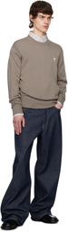 AMI Paris Black Leather Anatomical Toe Loafers