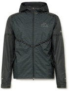 Nike Running - Run Division Striped Storm-FIT Hooded Jacket - Black