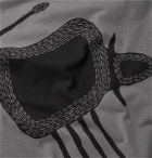 Sasquatchfabrix. - Printed Cotton-Jersey T-Shirt - Gray