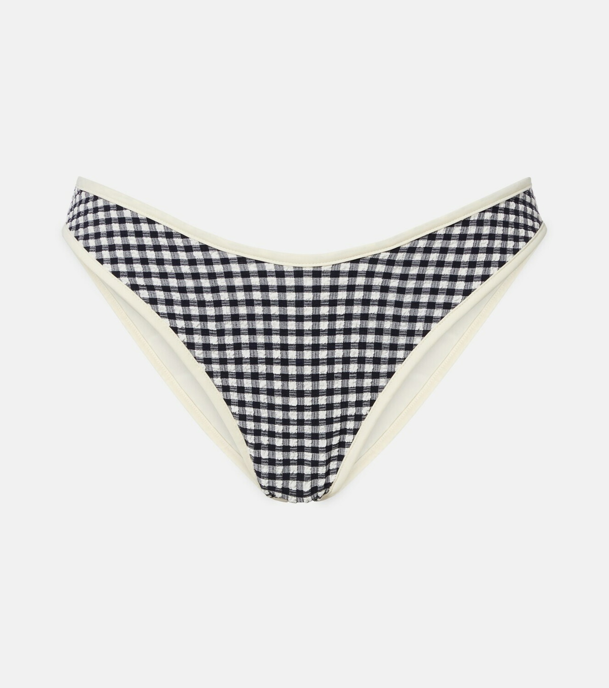 Montce Lulu gingham seersucker bikini bottoms