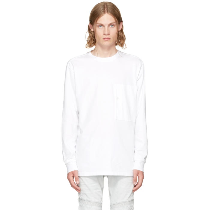 Photo: Raw Research White Long Sleeve Stalt T-Shirt 