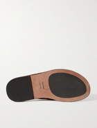 TOM FORD - Brighton Suede and Raffia Sandals - Brown