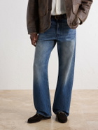MORJAS - The Horsebit Suede Loafers - Brown