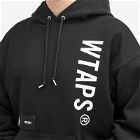 WTAPS Men's Sign Sneak Hoodie in Black