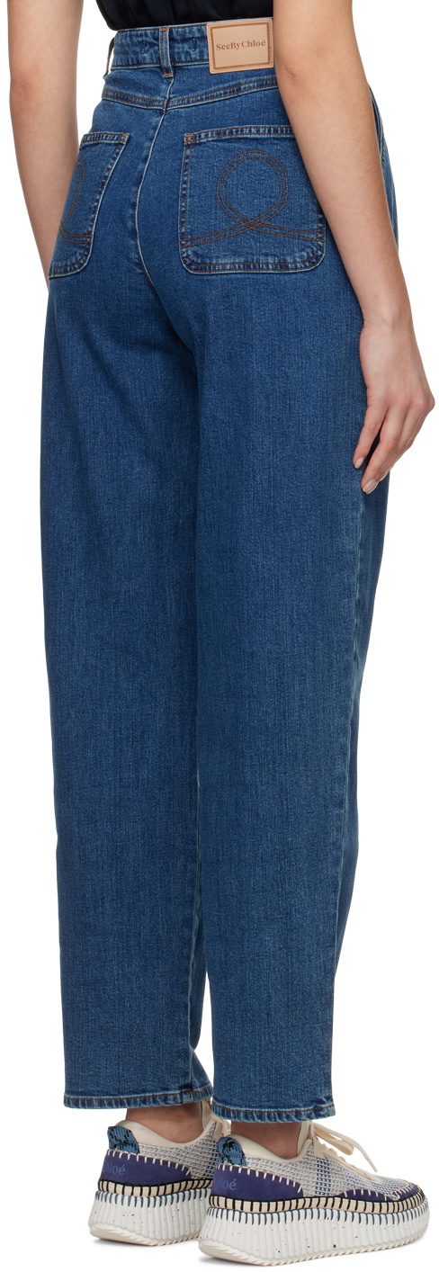 See by Chloé Blue Tapered Jeans