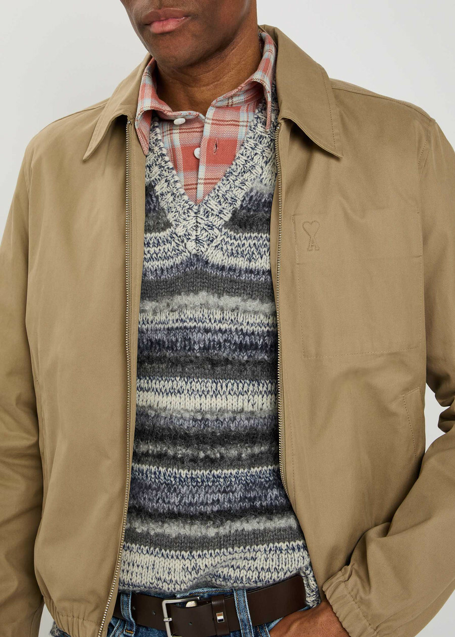The Elder Statesman Striped-knit Cashmere-blend Vest Multicoloured 1