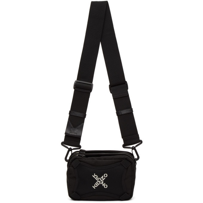 Photo: Kenzo Black Sport Logo Crossbody Bag