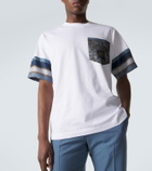 Dolce&Gabbana Printed cotton and silk T-shirt