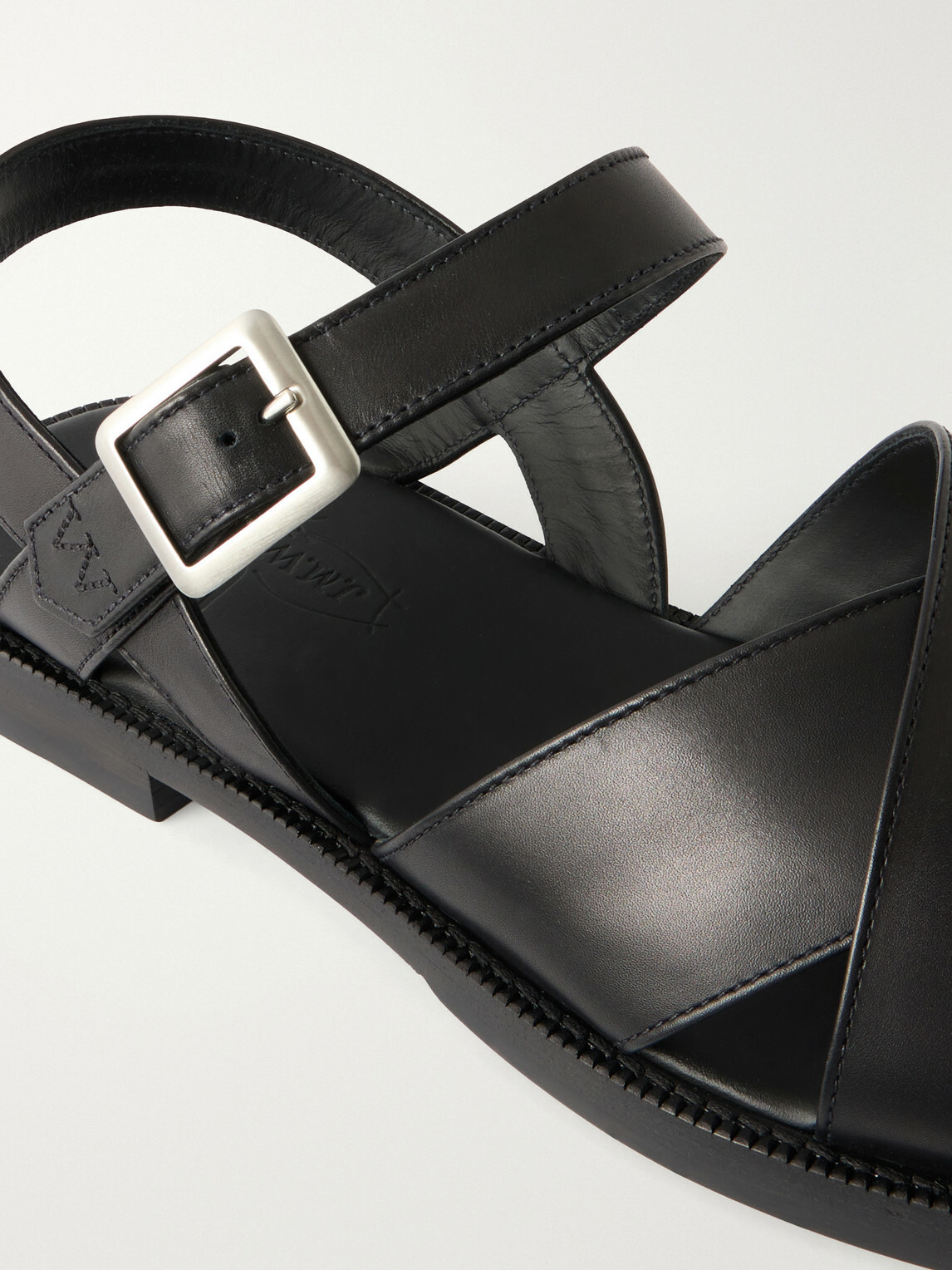 J.M. Weston - Leather Sandals - Black