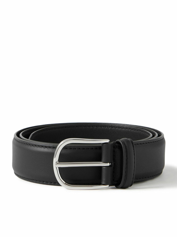 Photo: Anderson's - 3.5cm Leather Belt - Black