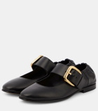 Bottega Veneta Astaire leather Mary Jane flats