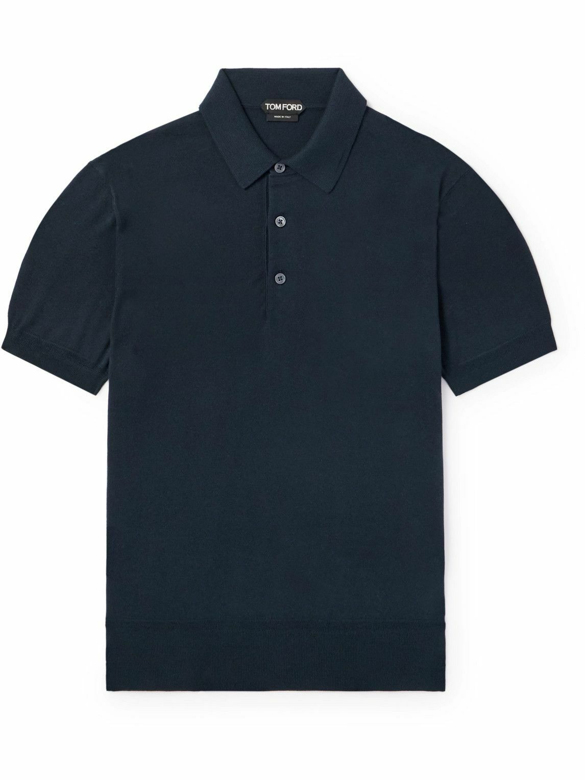 専用 TOM FORD トムフォード / GARMENT DYED POLO TOM FORD Garment-Dyed Cotton-Piqué Polo Shirt for Men | MR PORTER