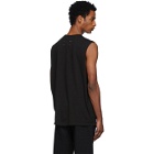 Maison Margiela Black Garment Dyed Sleeveless T-Shirt