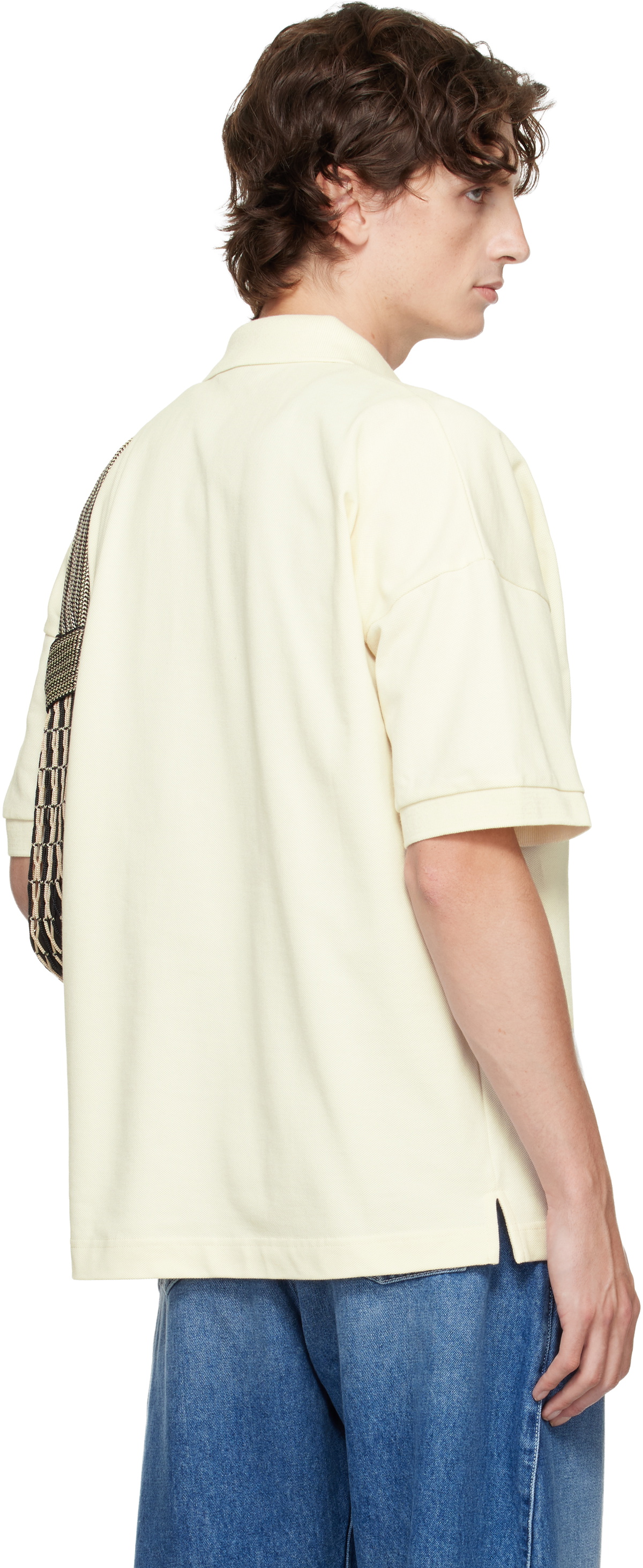 JW Anderson Off-White Anchor Embroidery Polo