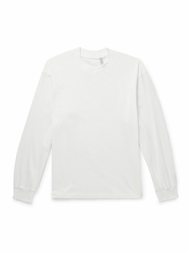 Photo: Kaptain Sunshine - Suvin Supima Cotton-Jersey T-Shirt - White