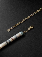 Sydney Evan - 14-Karat Gold, Diamond and Opal Beaded Necklace