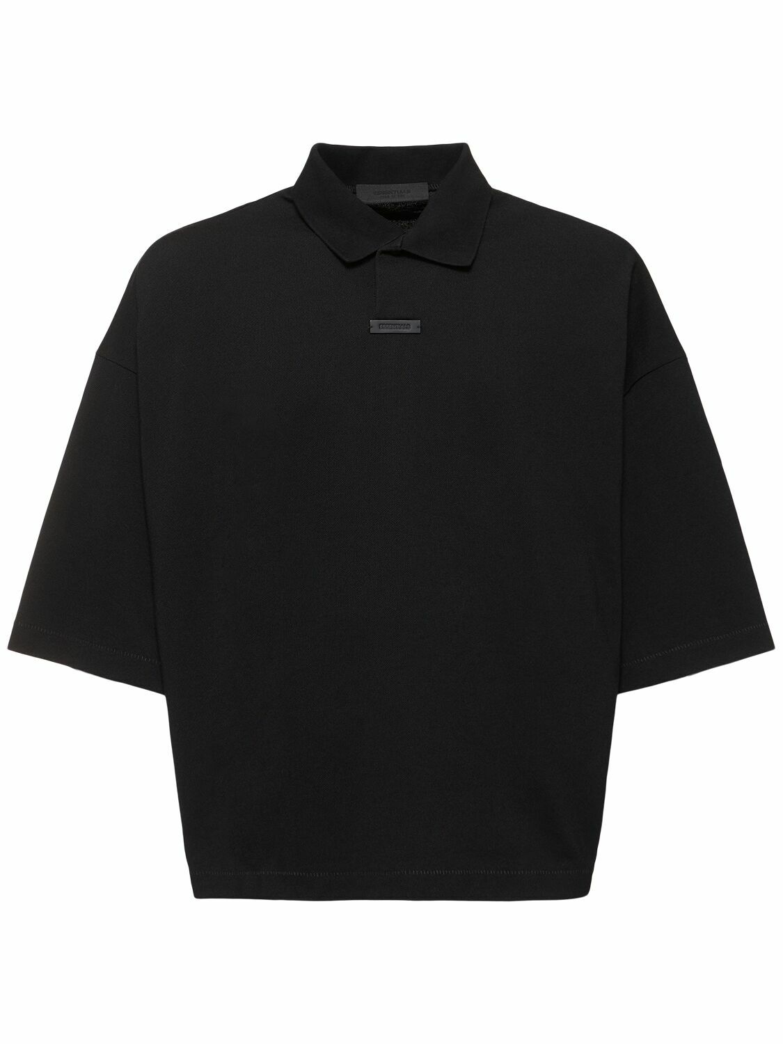Fear of God ESSENTIALS Men's Spring Long Sleeve Polo Shirt Fear of God ESSENTIALS Men's Spring Long Sleeve Polo Shirt
