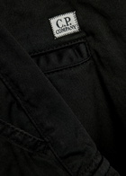 C.P. Company Logo Stretch-cotton Cargo Shorts Black