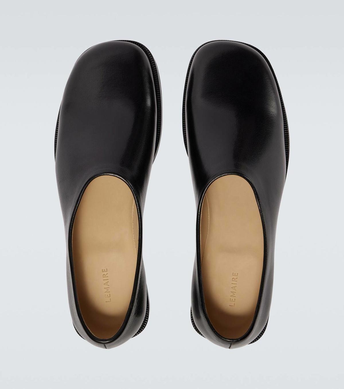 Lemaire Anatomic leather slip-on loafers Lemaire