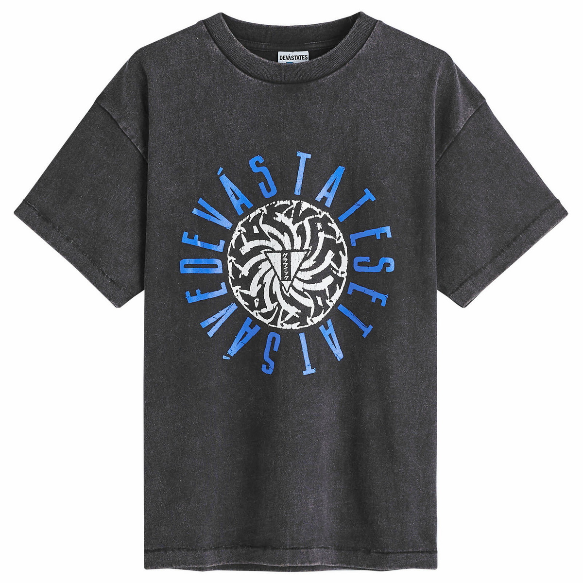 Deva States Men's Buzzsaw T-Shirt in Washed Black