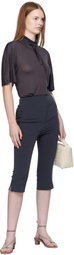 Nanushka Blue Saoirse Capri Shorts