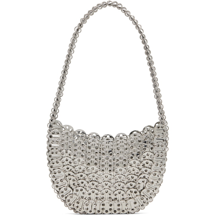 Photo: Rabanne Silver Iconic 1969 Moon Bag
