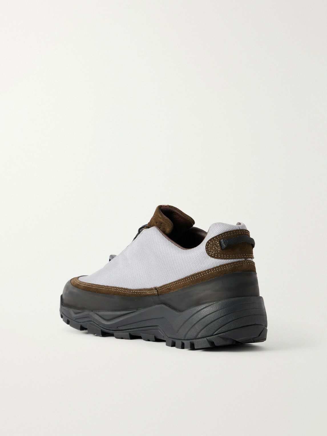 Diemme - Rayon Vert Grappa Hiker Suede-Trimmed Nylon Sneakers - Gray