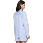 ANINE BING Blue Essie Shirt