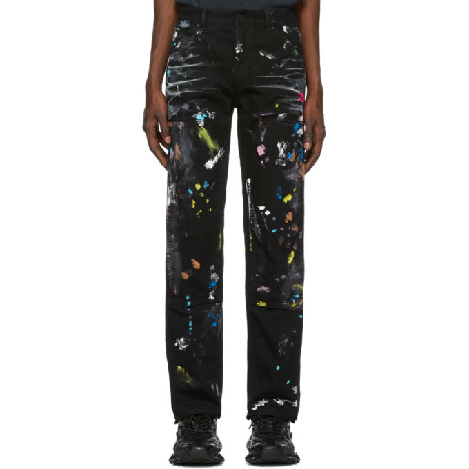 Off white store paint splatter pants