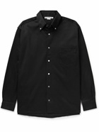 Acne Studios - Odrox Button-Down Collar Cotton-Twill Overshirt - Black