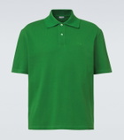 Loewe Logo embroidered cotton polo shirt