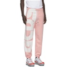 GCDS Pink Macro Logo Lounge Pants