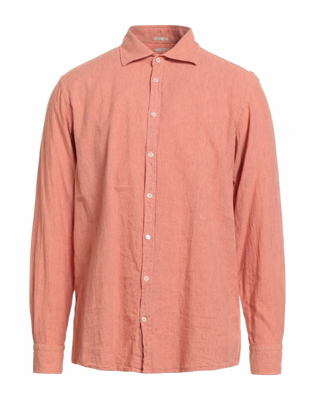 Photo: Massimo Alba Mens Shirt in Salmon pink