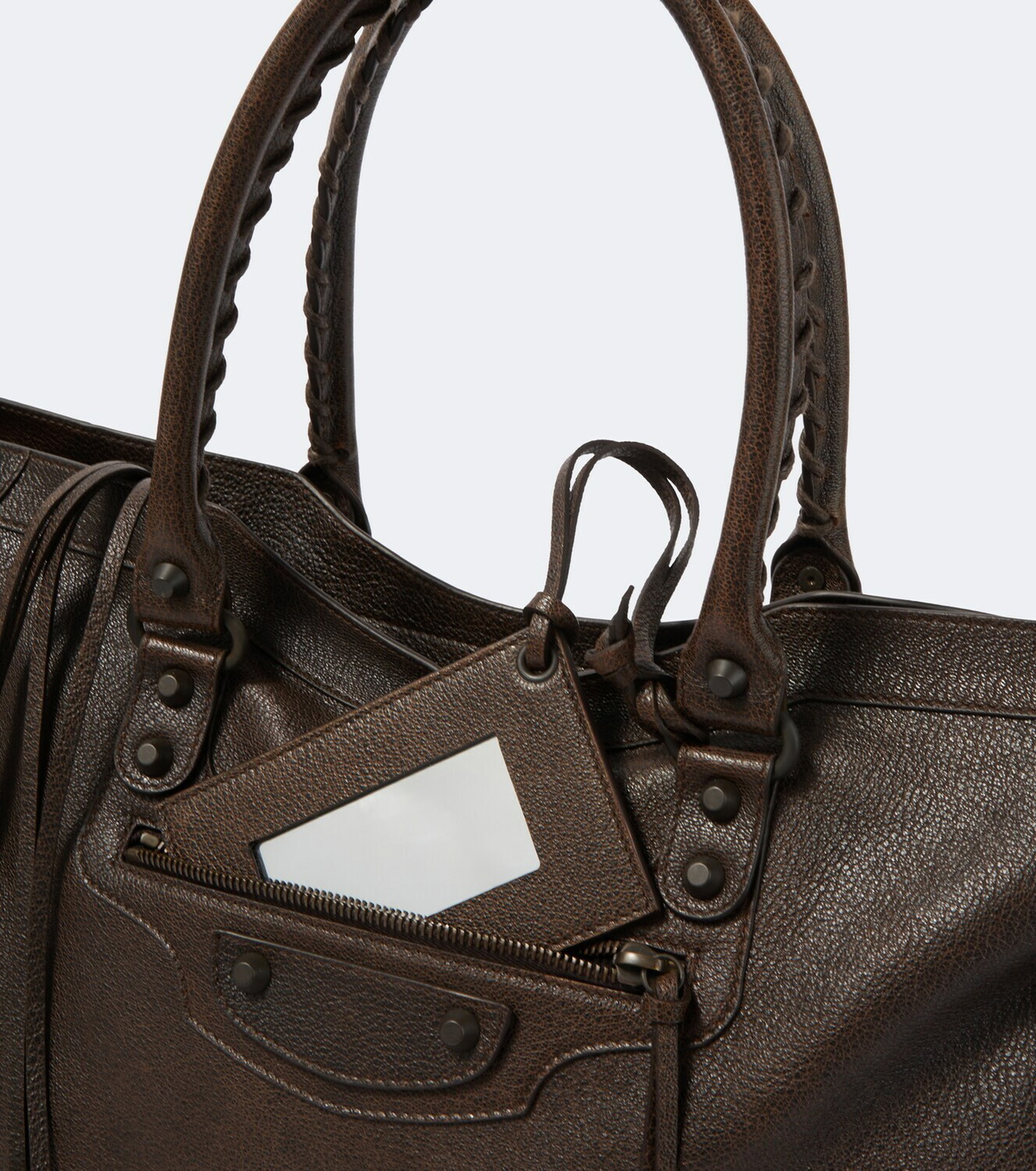 Balenciaga Le City Large leather tote bag